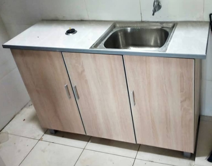 sink with cabinet