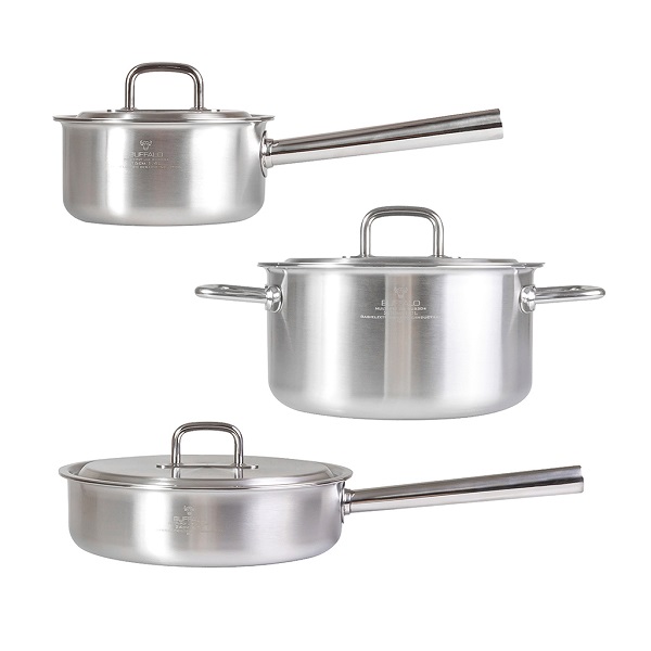 buffalo stainless steel cookware set