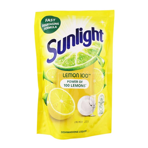 Sunlight Dishwashing Liquid Lemon 100