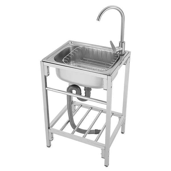 1 Layer stainless steel portable sink